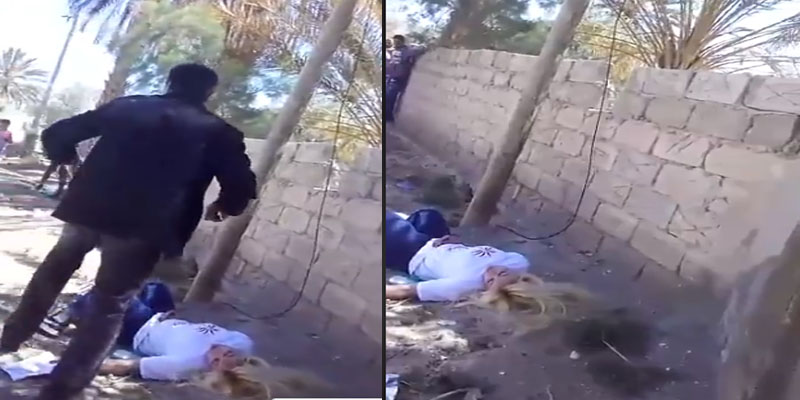 بالفيديو: الاعتداء بسكين على شابة من حركة نداء تونس بالمتلوي